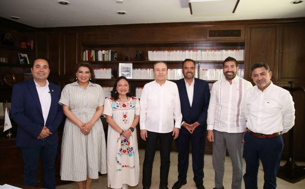 Senador Ayala y Gobernador Durazo promueven proyectos hídricos para Sonora y Baja California