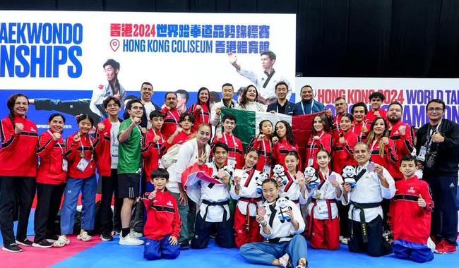 Selección Nacional de Taekwondo Concluye Campeonato Mundial con Nueve Medallas